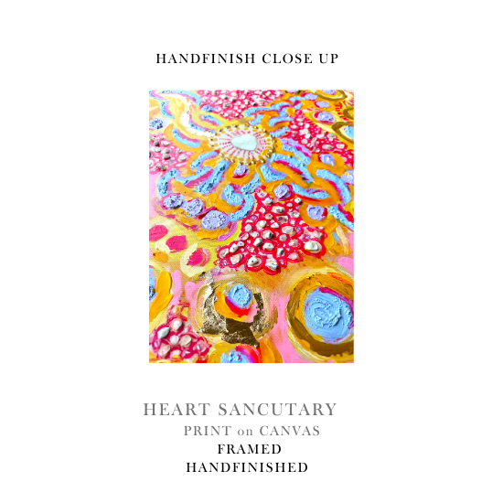 Artwork Print on Canvas: Heart Sanctuary