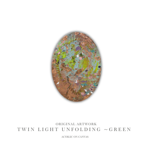 Original Art: Twin Light Unfolding ~Green