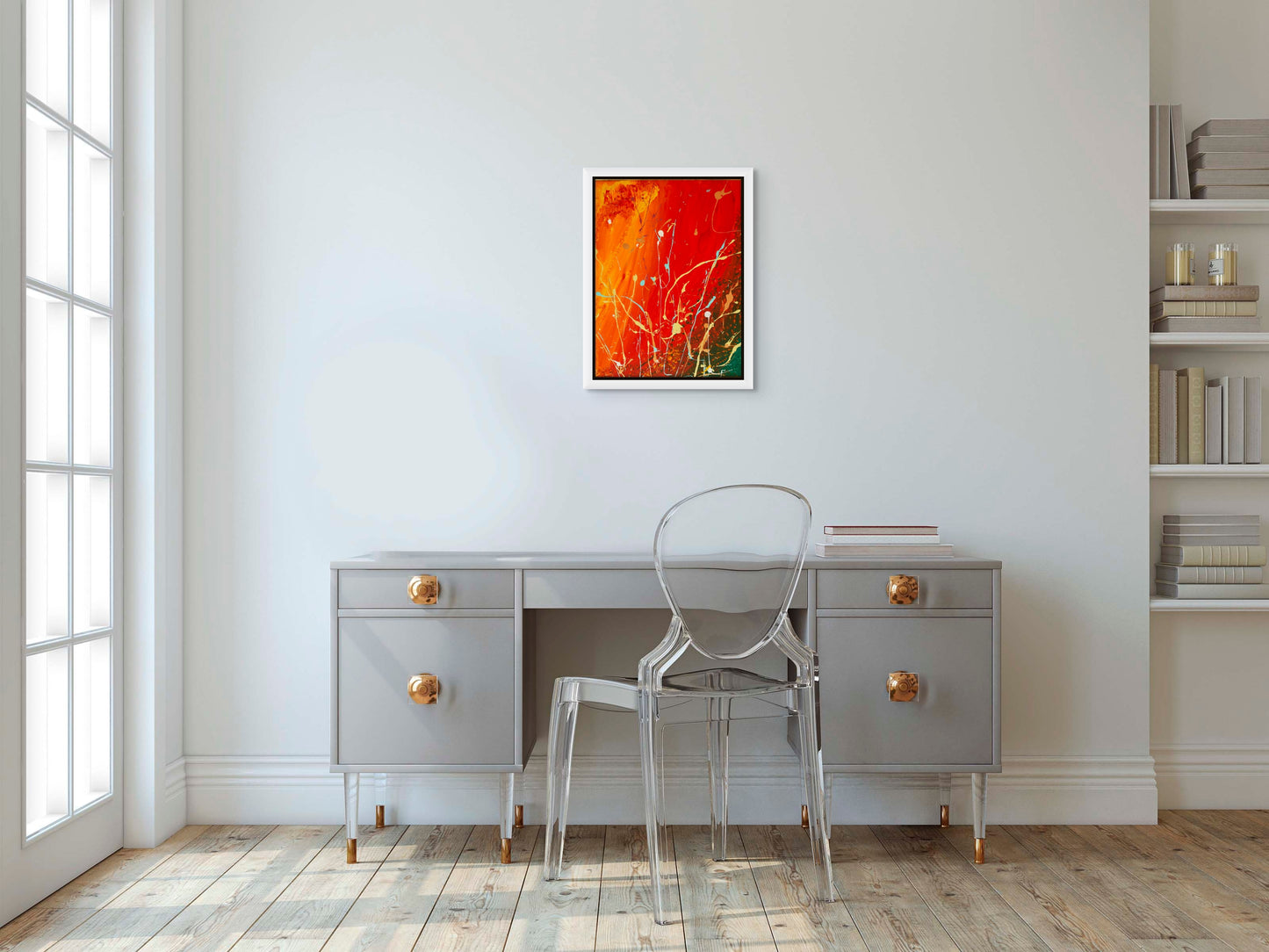 Artwork Print on Canvas: Celestial Fox ~ The Six Collection