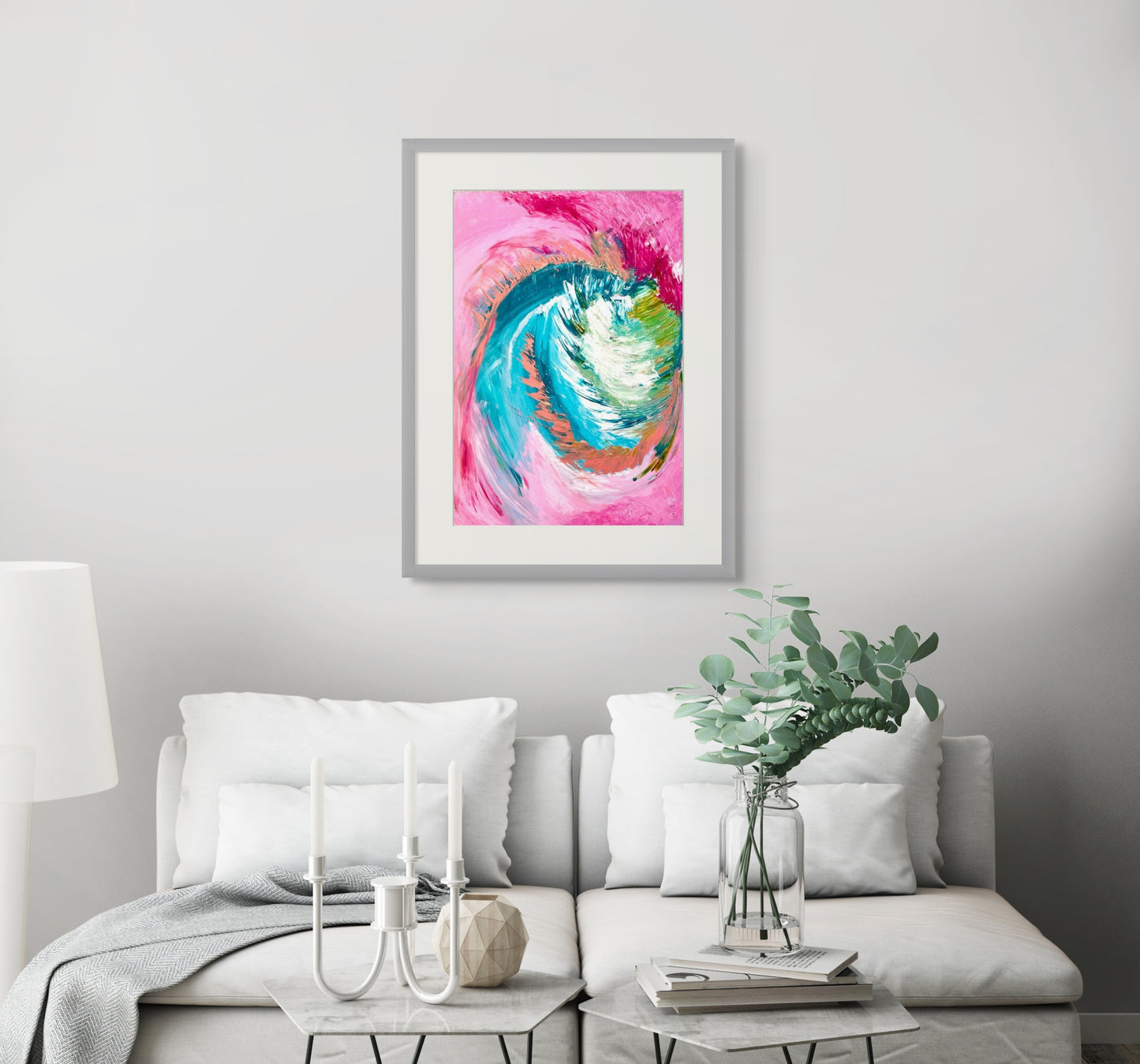 Artwork Print: Oceanic Wave ~ Cherry Blossom (LARGE)